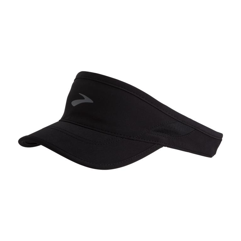 Brooks Men's Chaser With Sweatband Running Visor - Black (PKMF09273)